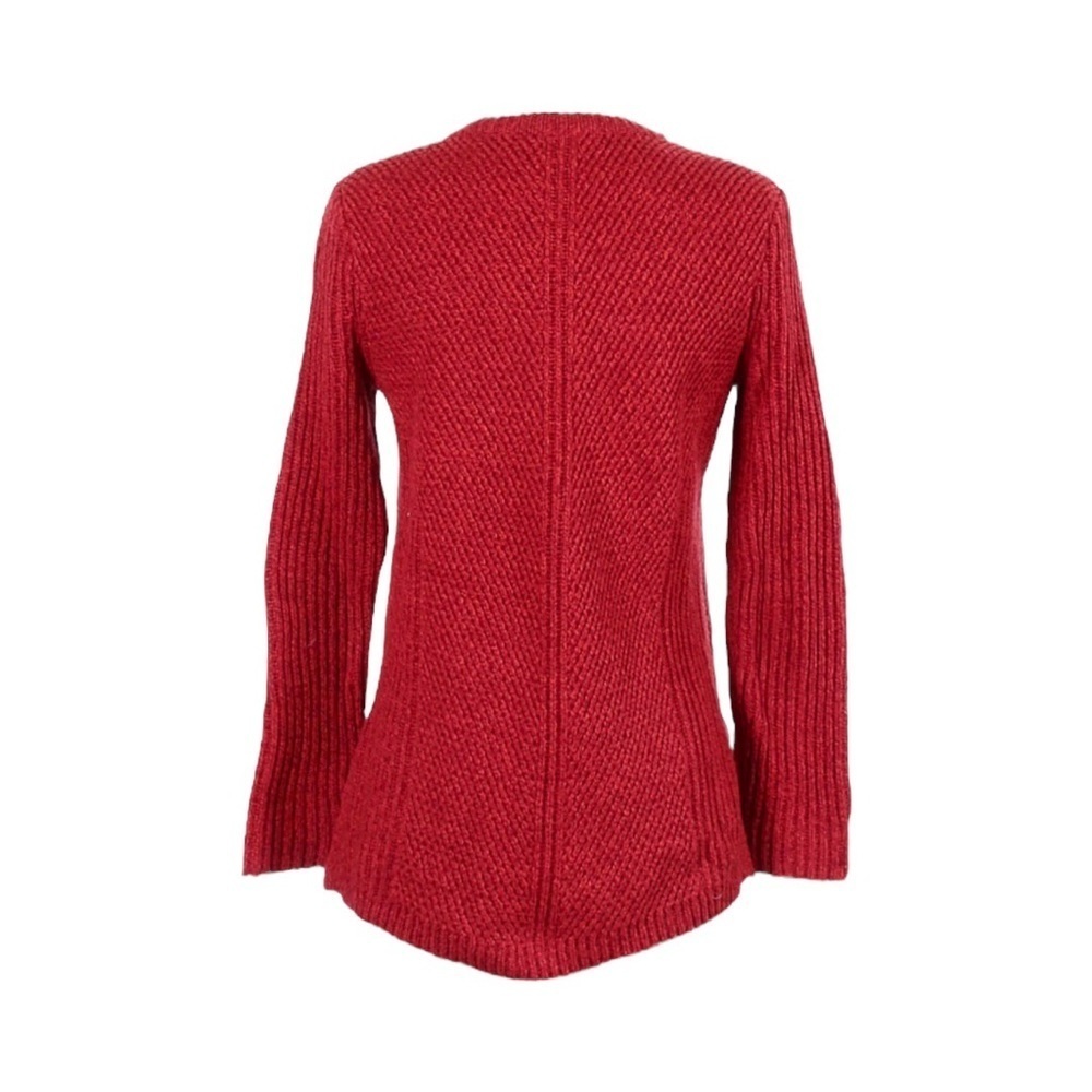 Madewell Chunky Solid Red Sweater - image 2